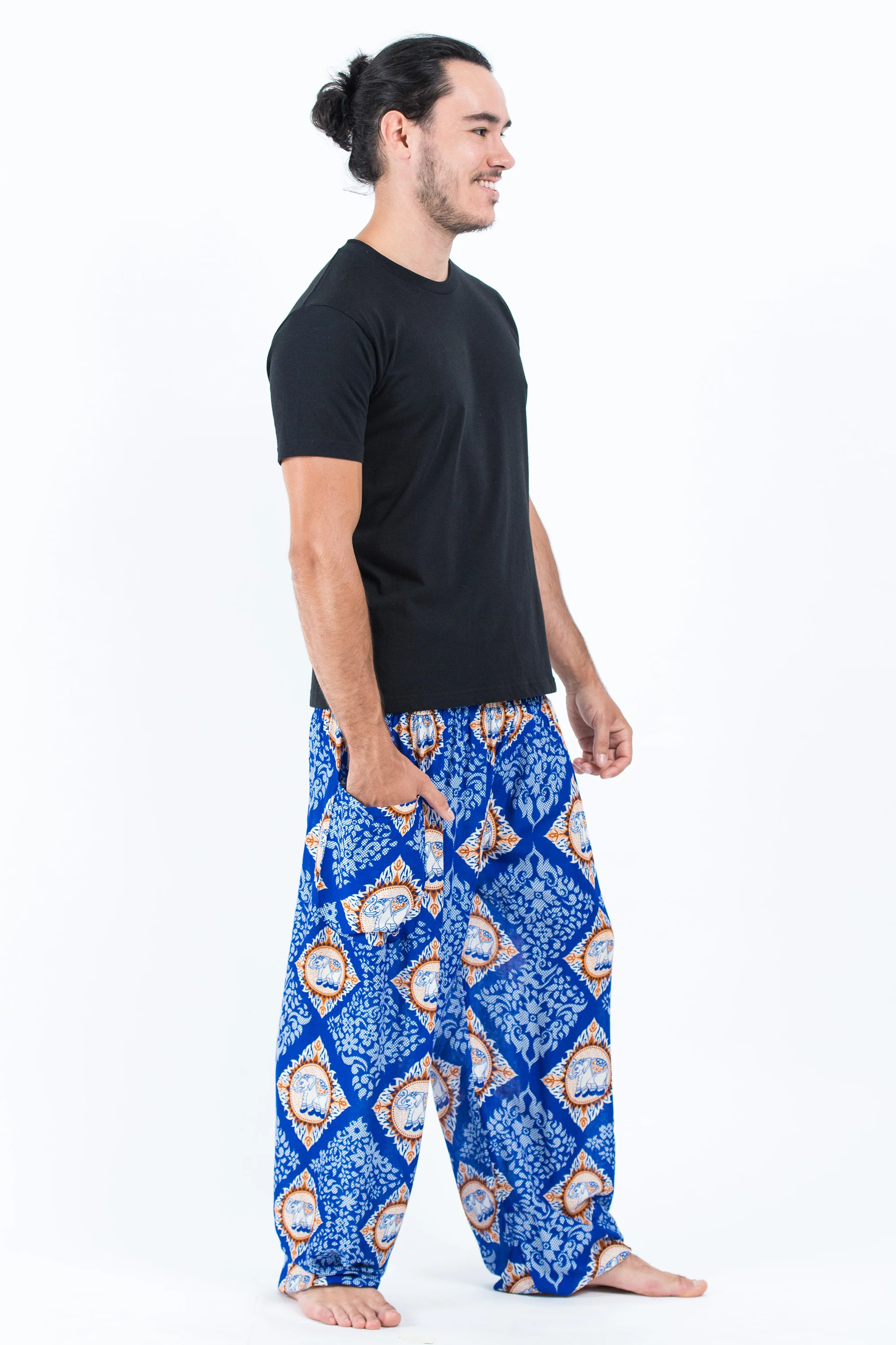 Diamond Elephant Men's Elephant Pants in Blue - Image 3