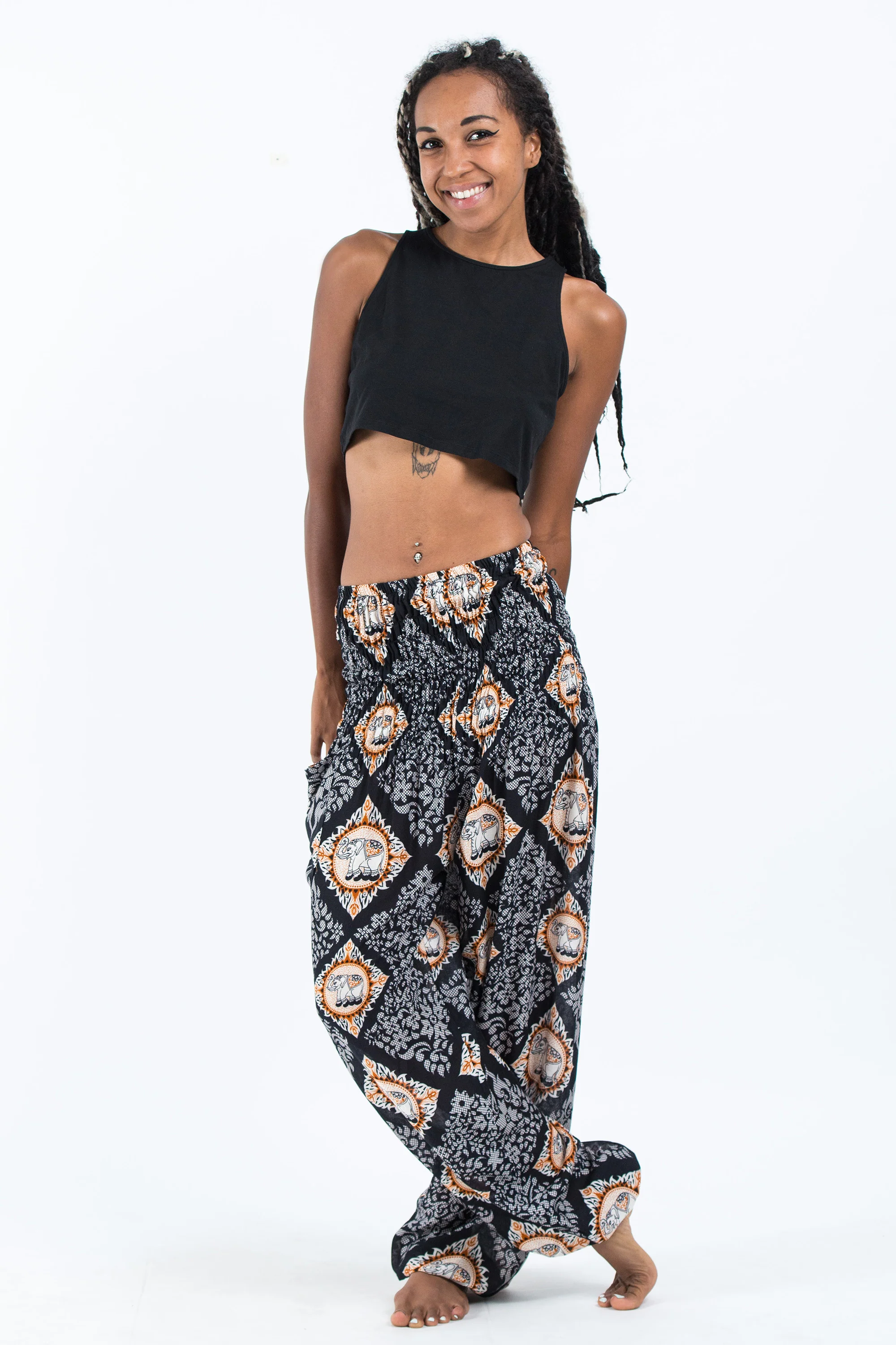 Diamond Elephant Women's Elephant Pants in Black - Image 5