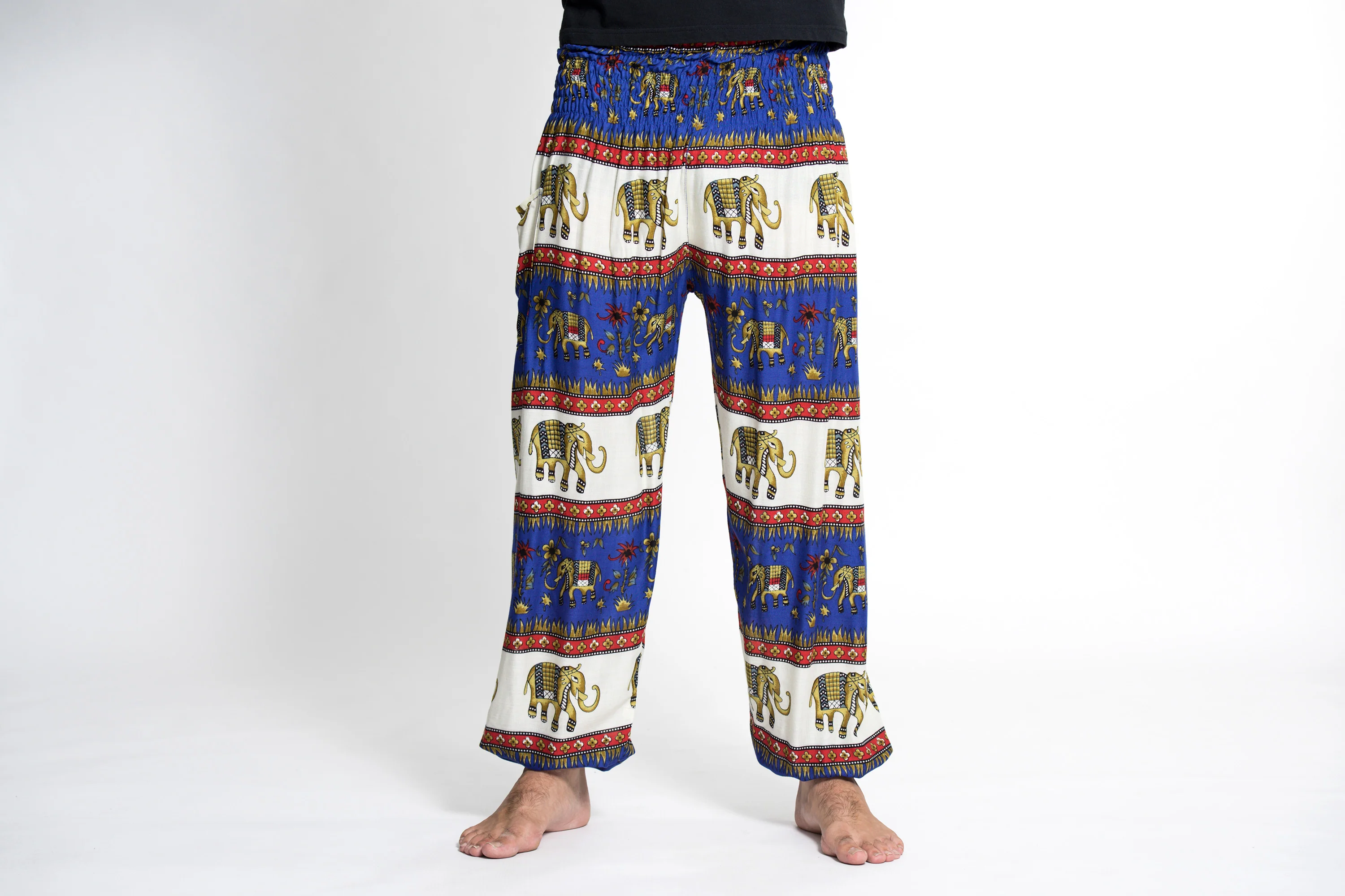 Elephant Bliss Men's Elephant Pants in Blue - Image 2