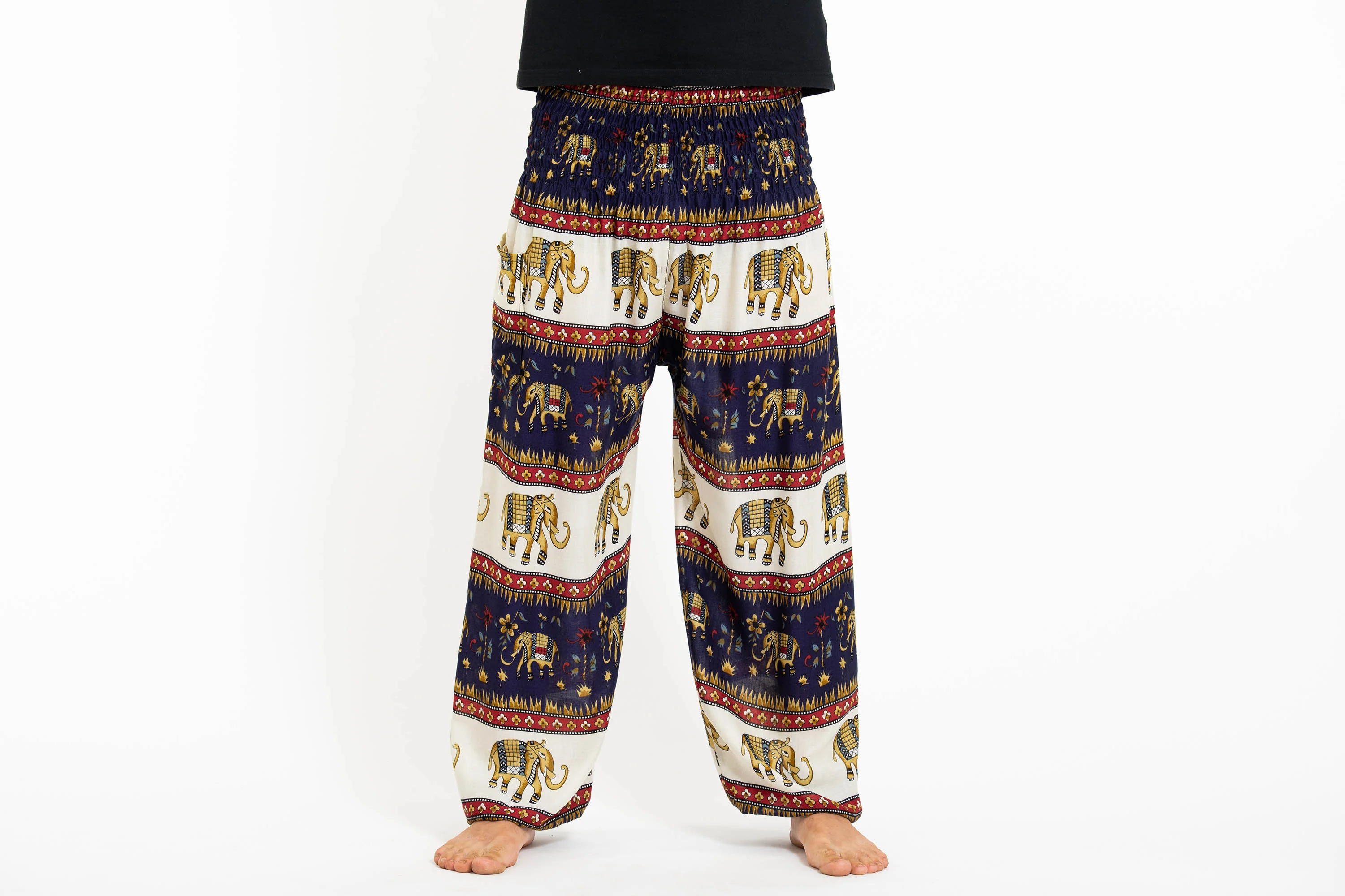 Elephant Bliss Men's Elephant Pants in Navy - Image 2