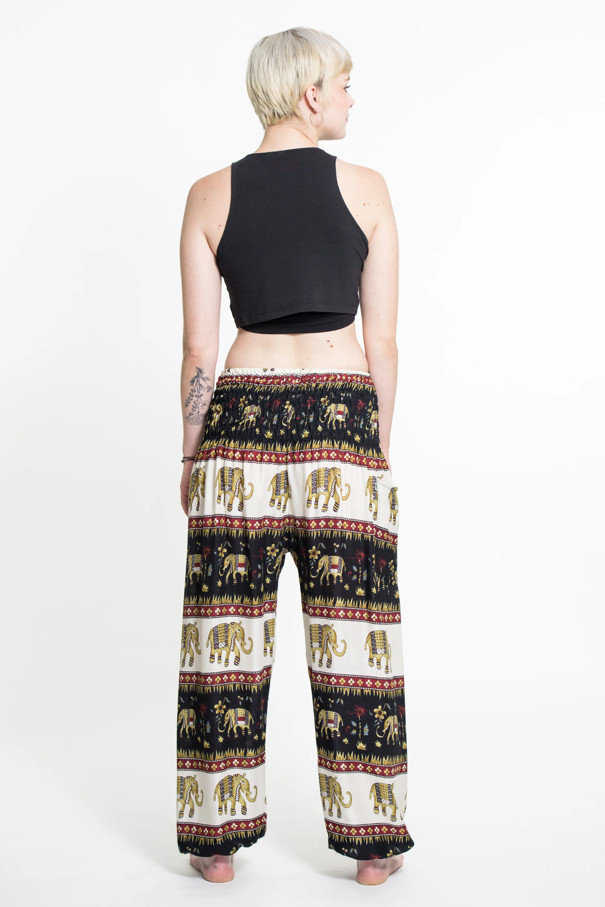 Elephant Bliss Women's Elephant Pants in Black - Image 4