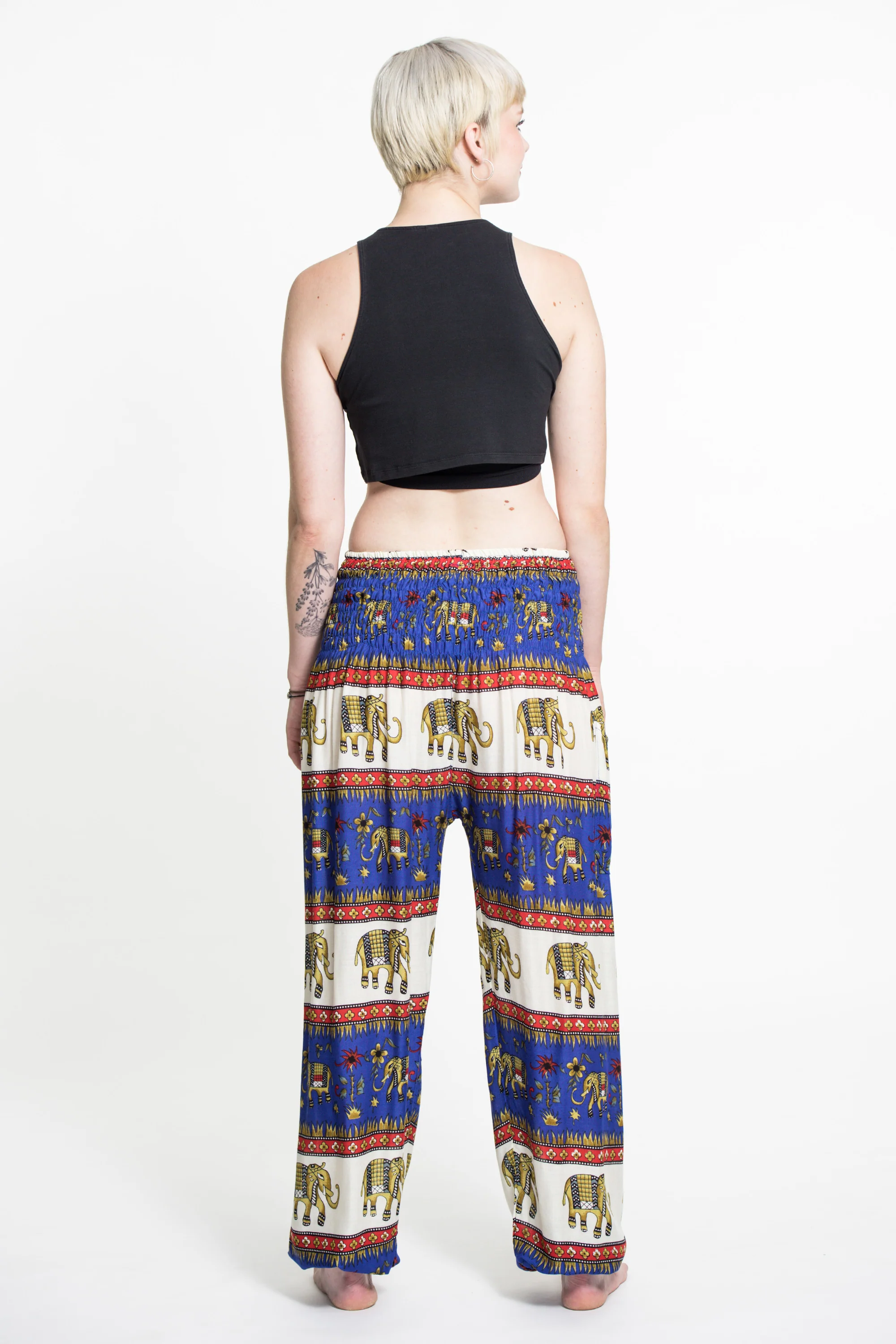 Elephant Bliss Women's Elephant Pants in Blue - Image 4