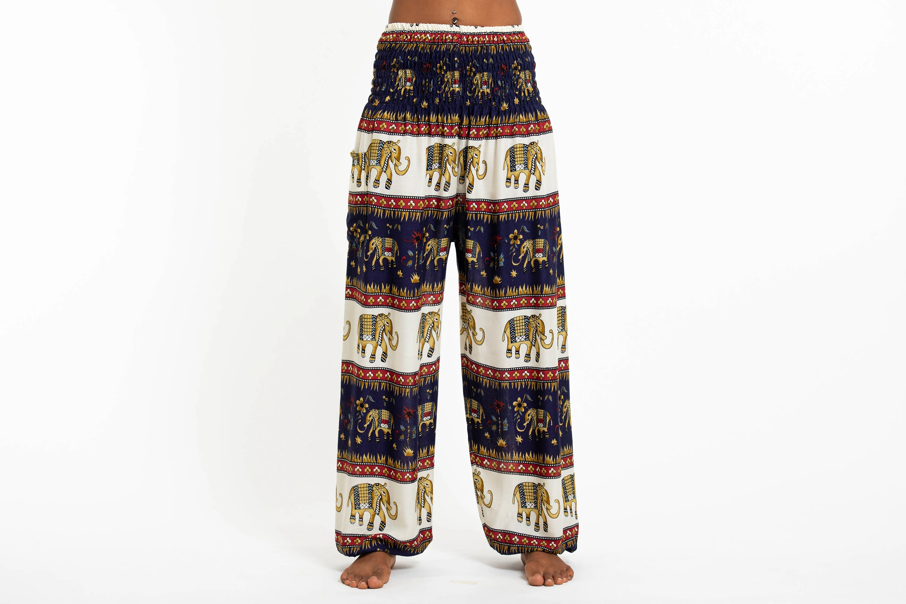 Elephant Bliss Women's Elephant Pants in Navy - Image 2