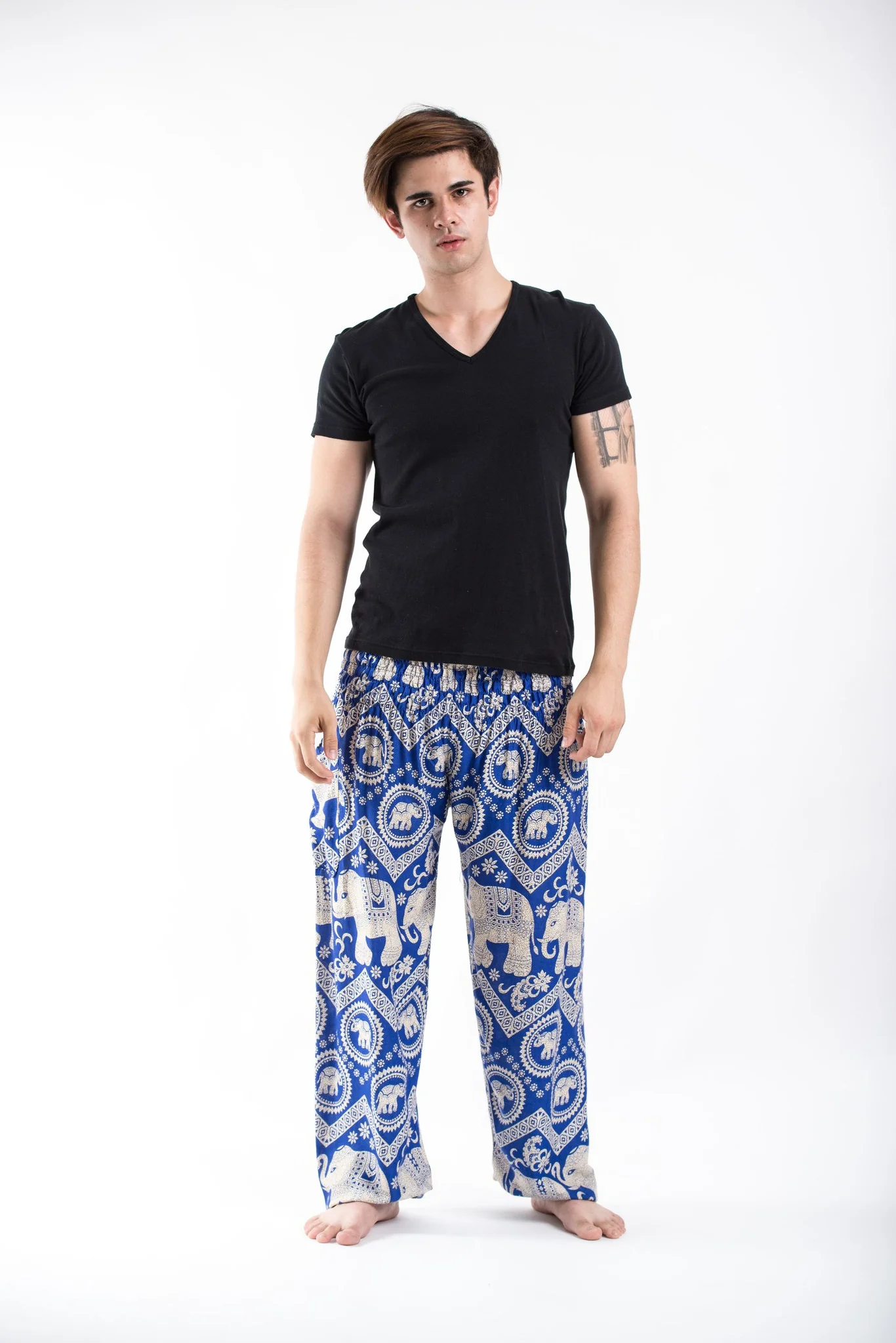 Imperial Elephant Men's Elephant Pants in Blue