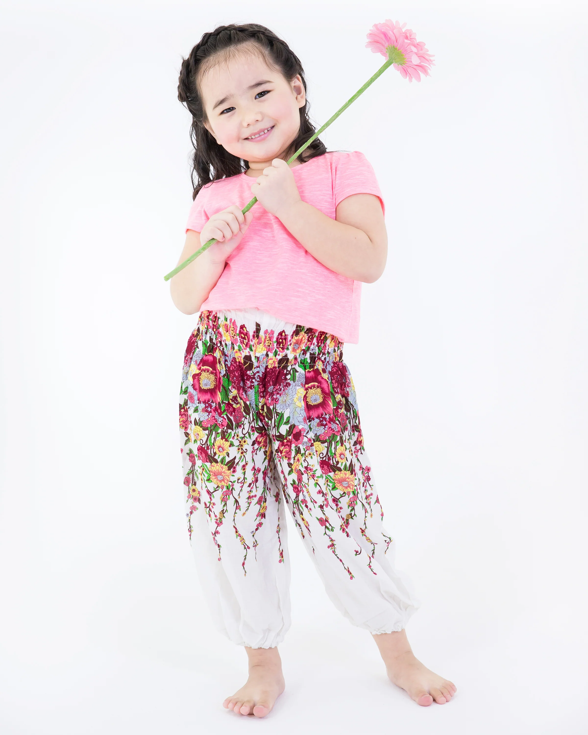 Pack of 3 - Kids Unisex High Cut Harem Pants 01 - Image 4
