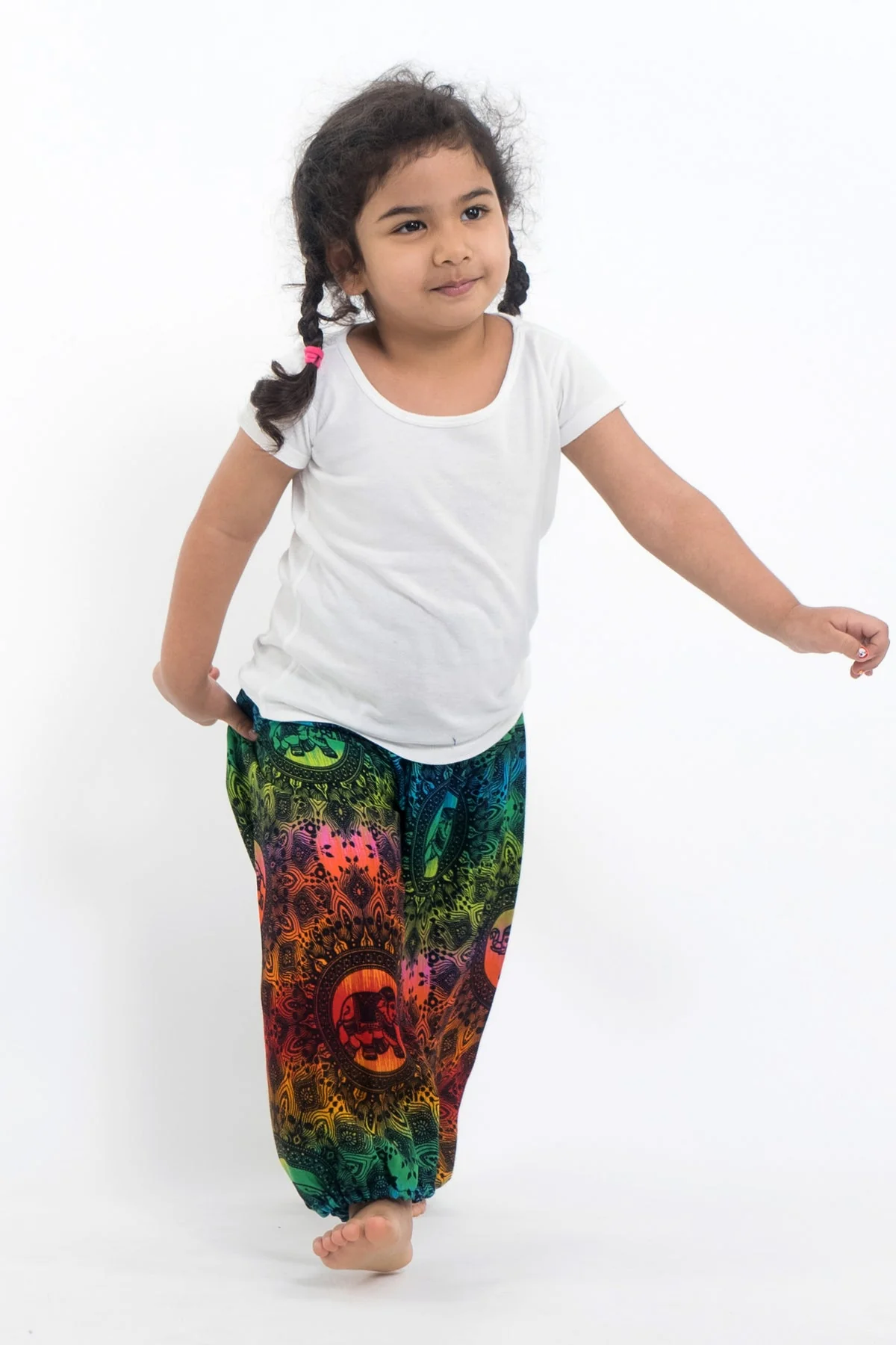Pack of 3 - Kids Unisex High Cut Harem Pants 03 - Image 3