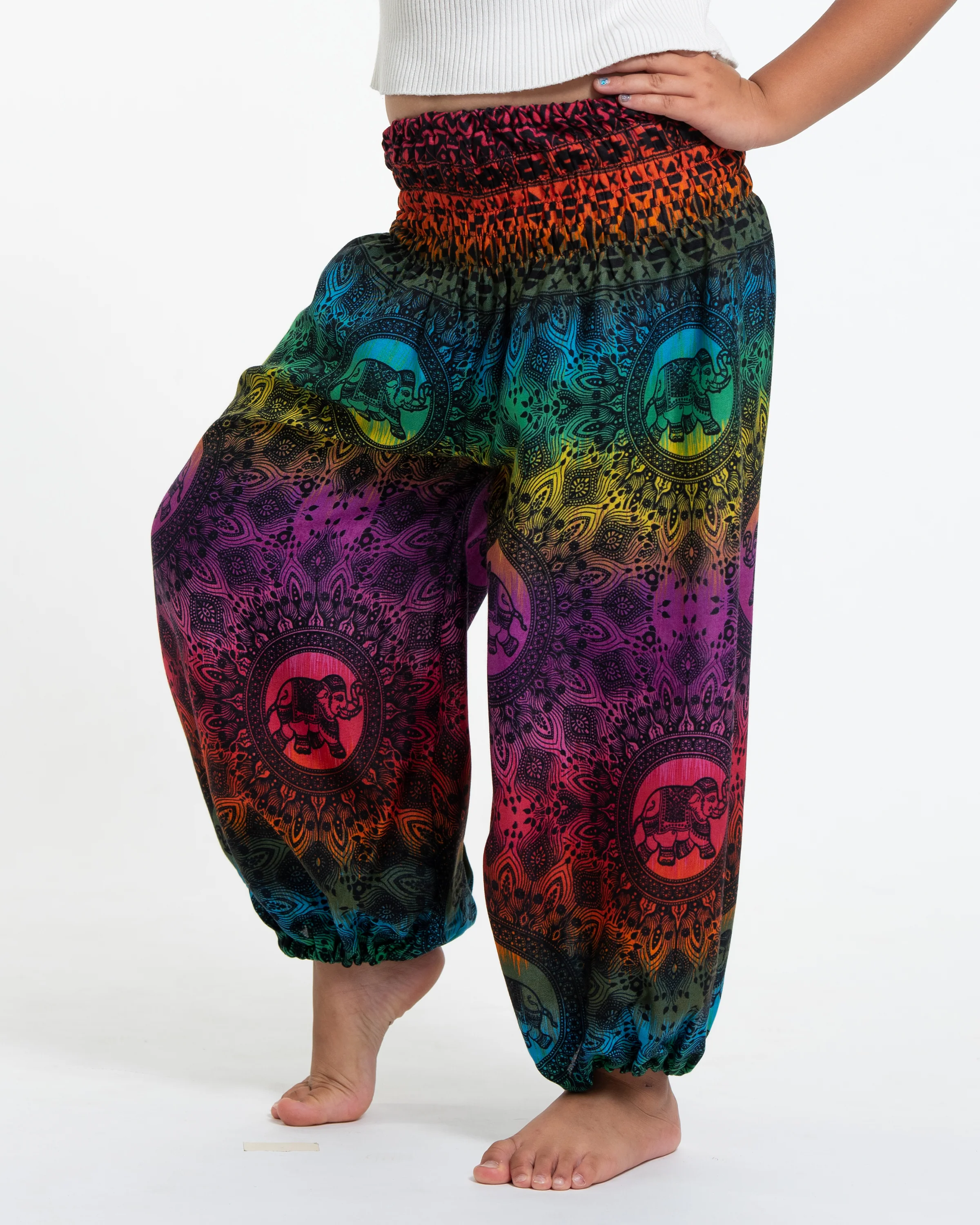 Pack of 3 - Kids Unisex High Cut Harem Pants 03 - Image 4