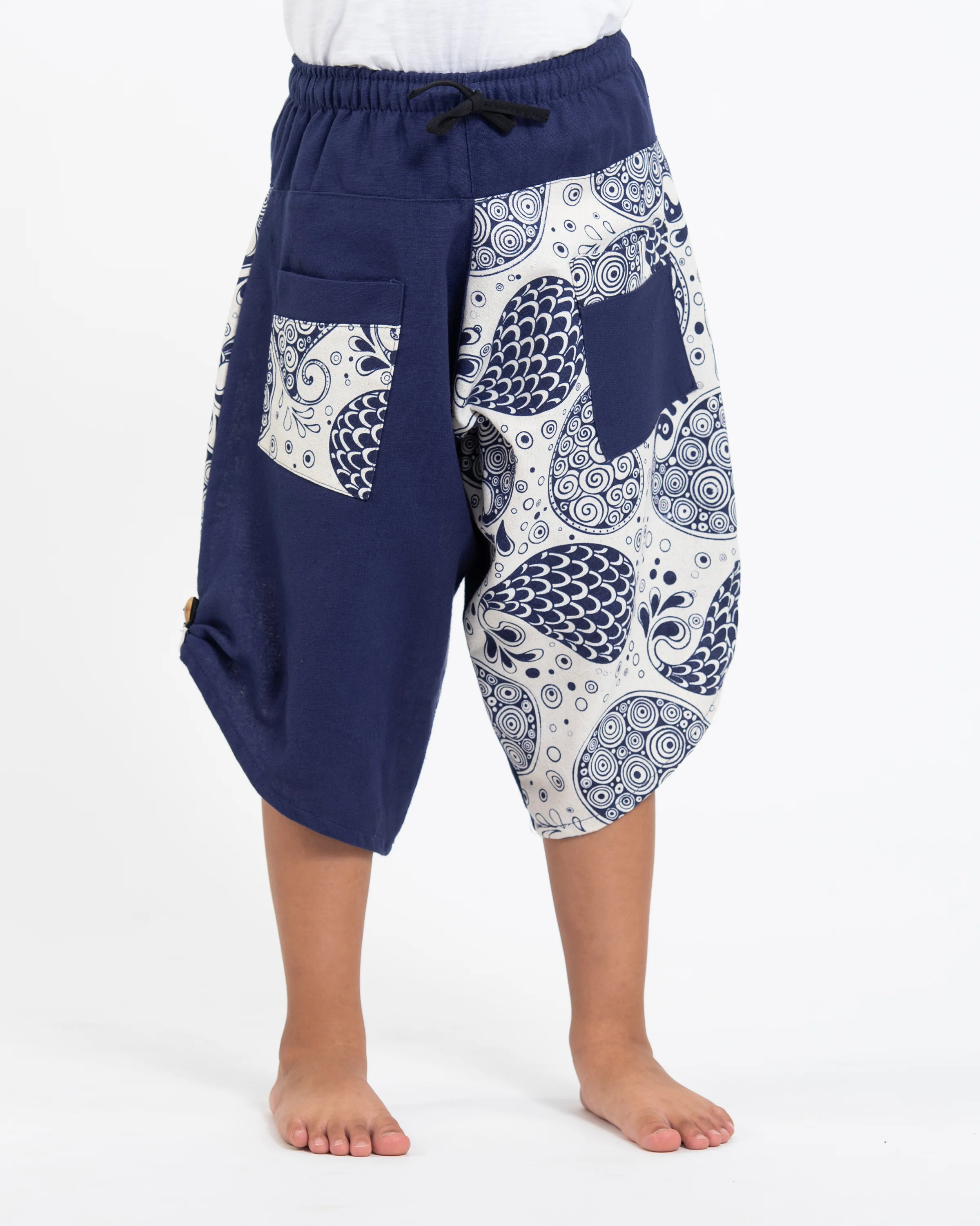 Pack of 3 - Kids Unisex Mixed Cut Harem Pants 04 - Image 5