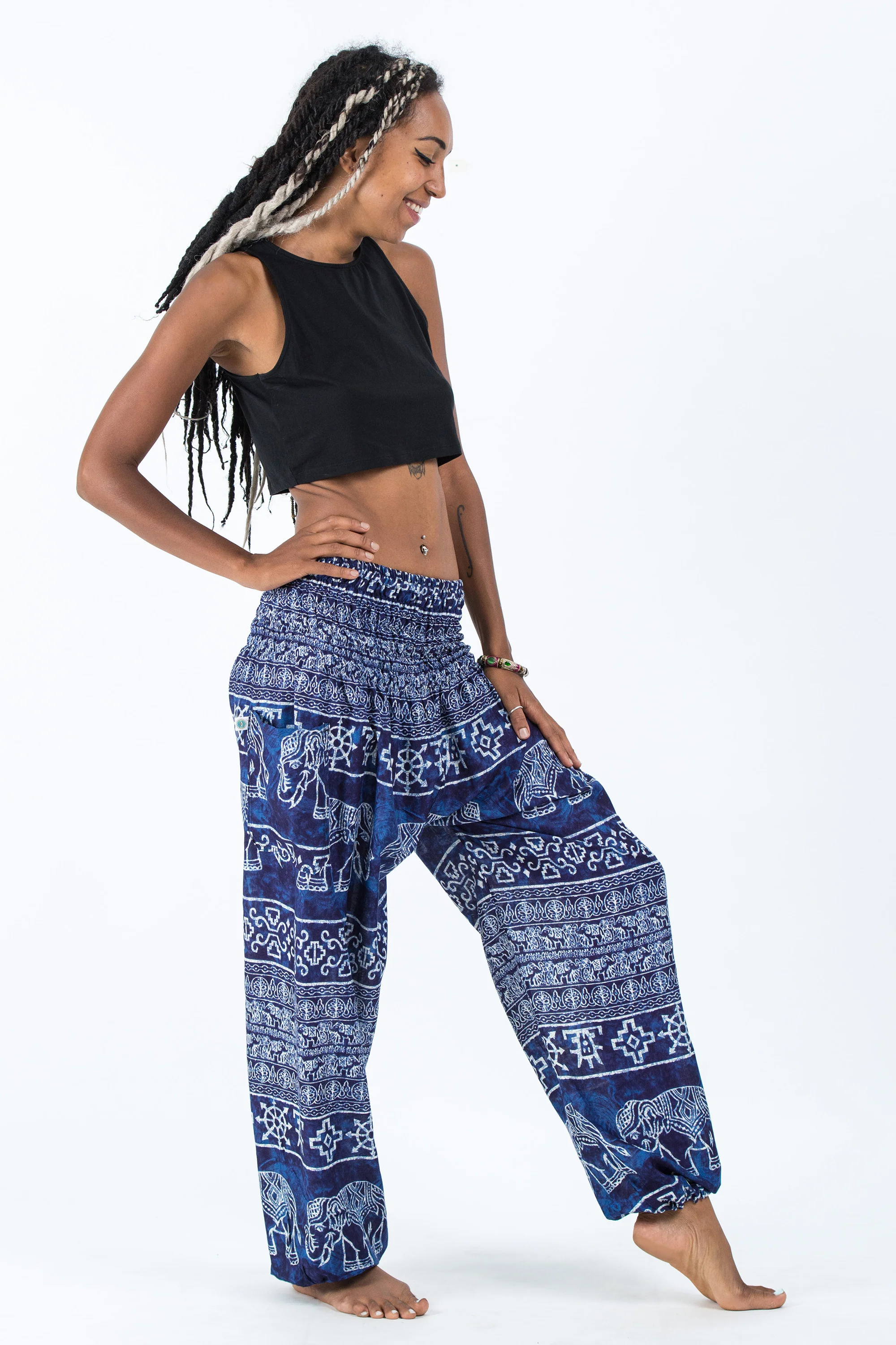 Marble Elephant Women's Elephant Pants in Blue - Image 3