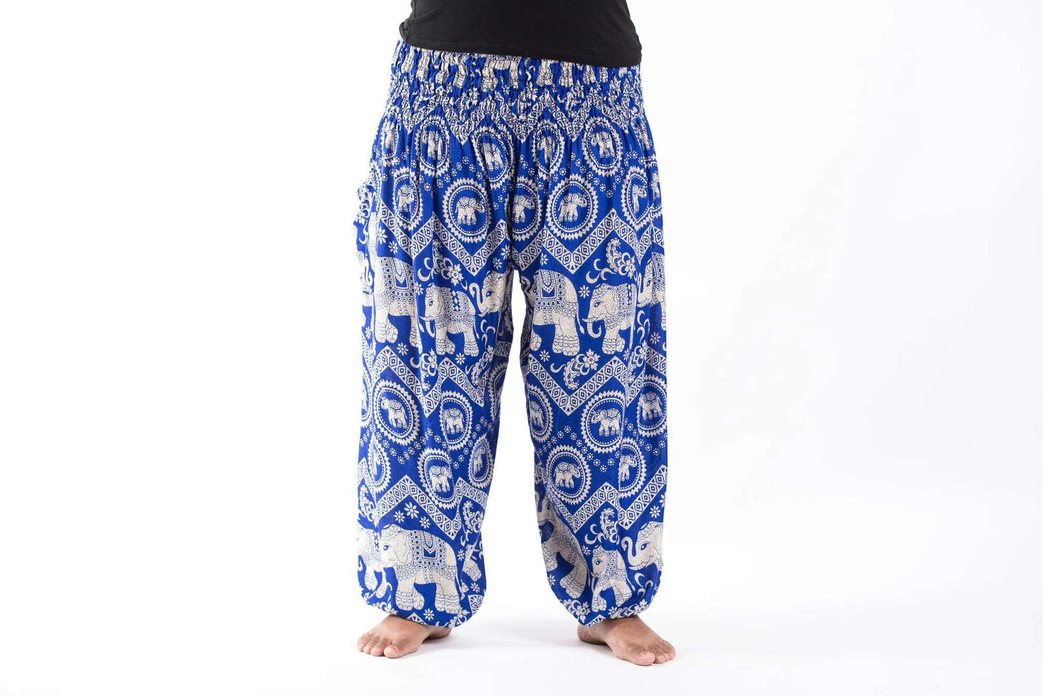 Plus Size Imperial Elephant Women's Elephant Pants in Blue - Image 2