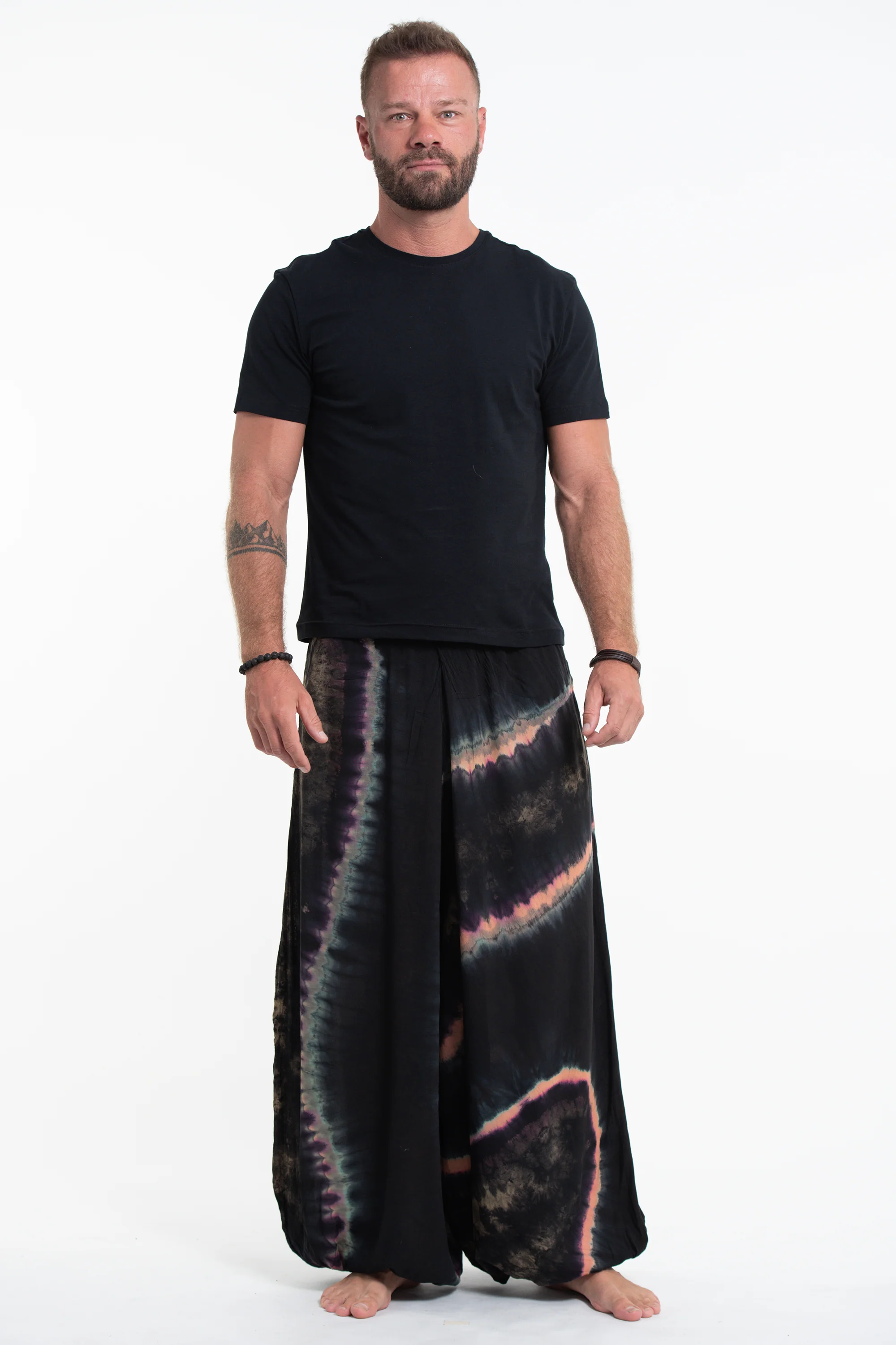 Tie dye Men Balloon Harem Pants 04 - Image 4