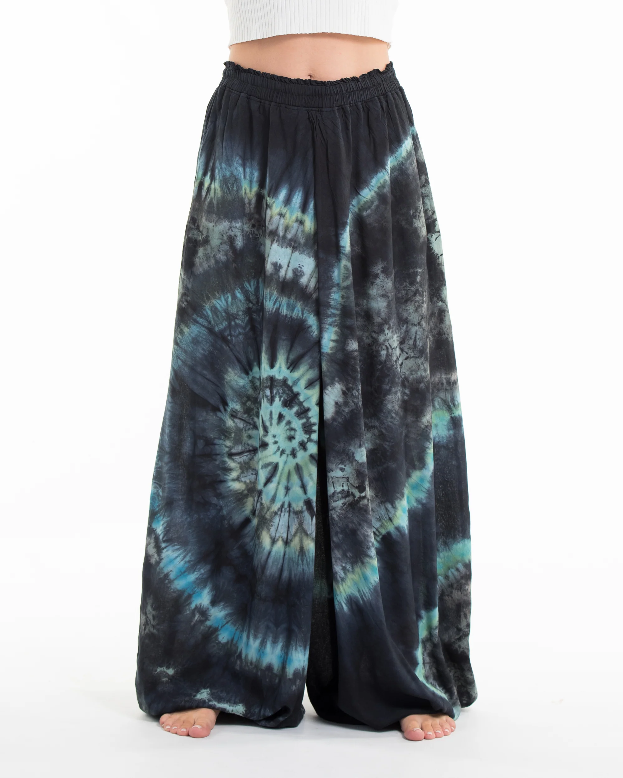 Tie dye Women Balloon Harem Pants 05 - Image 2